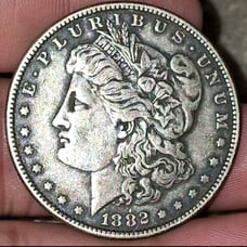 1882 Morgan dollar