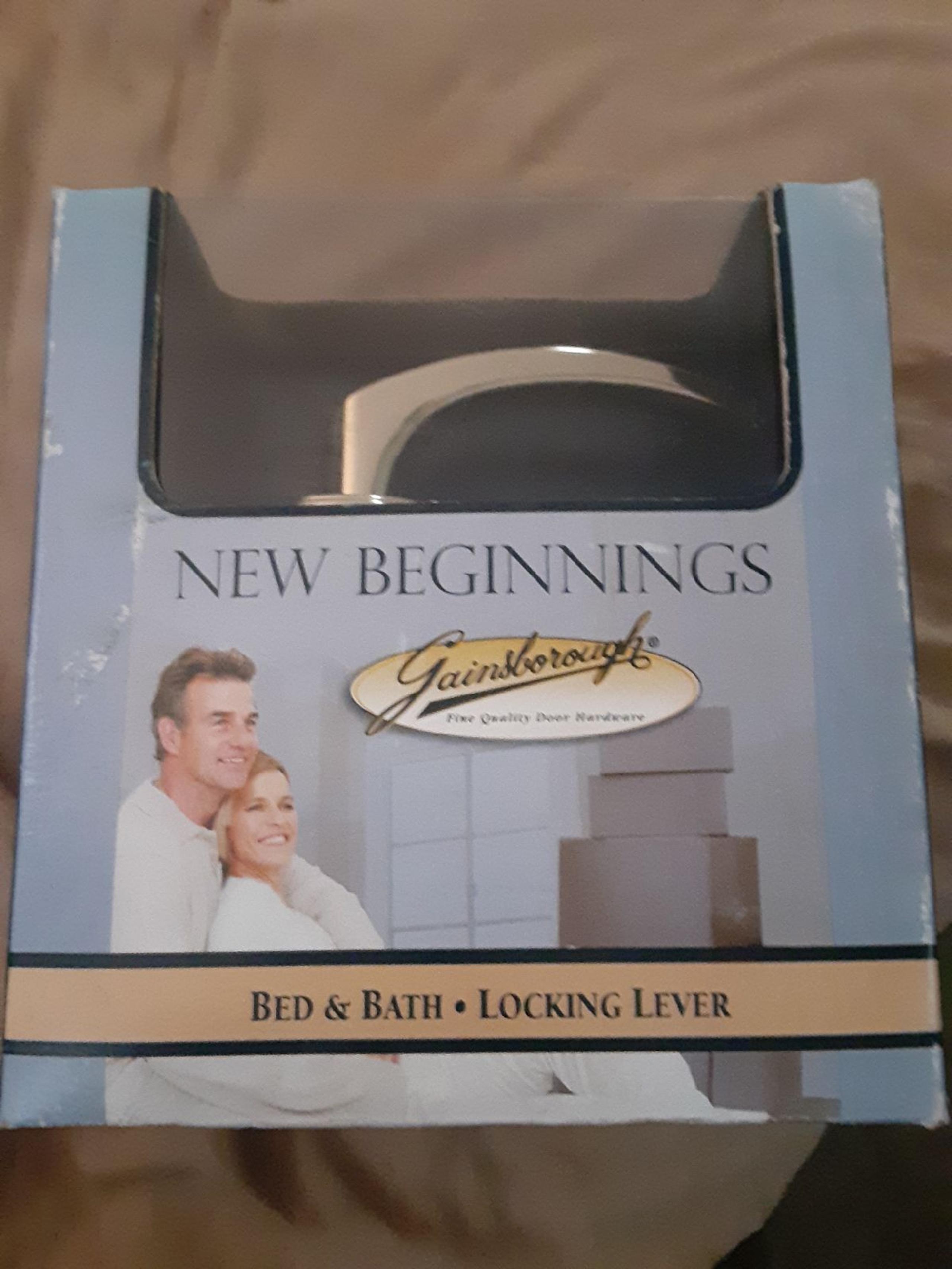 Bed & bath locking lever