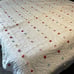 POTTERY BARN KIDS BRIGHT POM POM RAINBOW 100% COTTON FABRIC QUILT FULL QUEEN