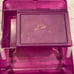 Caboodles Train Case, Makeup Organizer Box, Silver Purple Jewelry, 2622 Cosmetic
