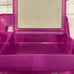 Caboodles Train Case, Makeup Organizer Box, Silver Purple Jewelry, 2622 Cosmetic