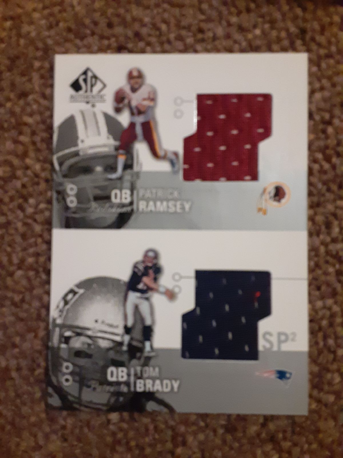 2002 Upper Deck Game Used Tom Brady