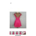Ted Baker Size 1 Marliza Fit Flare Mini Dress Bright Pink Jewel Chain Print Bold