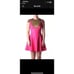 Ted Baker Size 1 Marliza Fit Flare Mini Dress Bright Pink Jewel Chain Print Bold