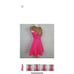 Ted Baker Size 1 Marliza Fit Flare Mini Dress Bright Pink Jewel Chain Print Bold