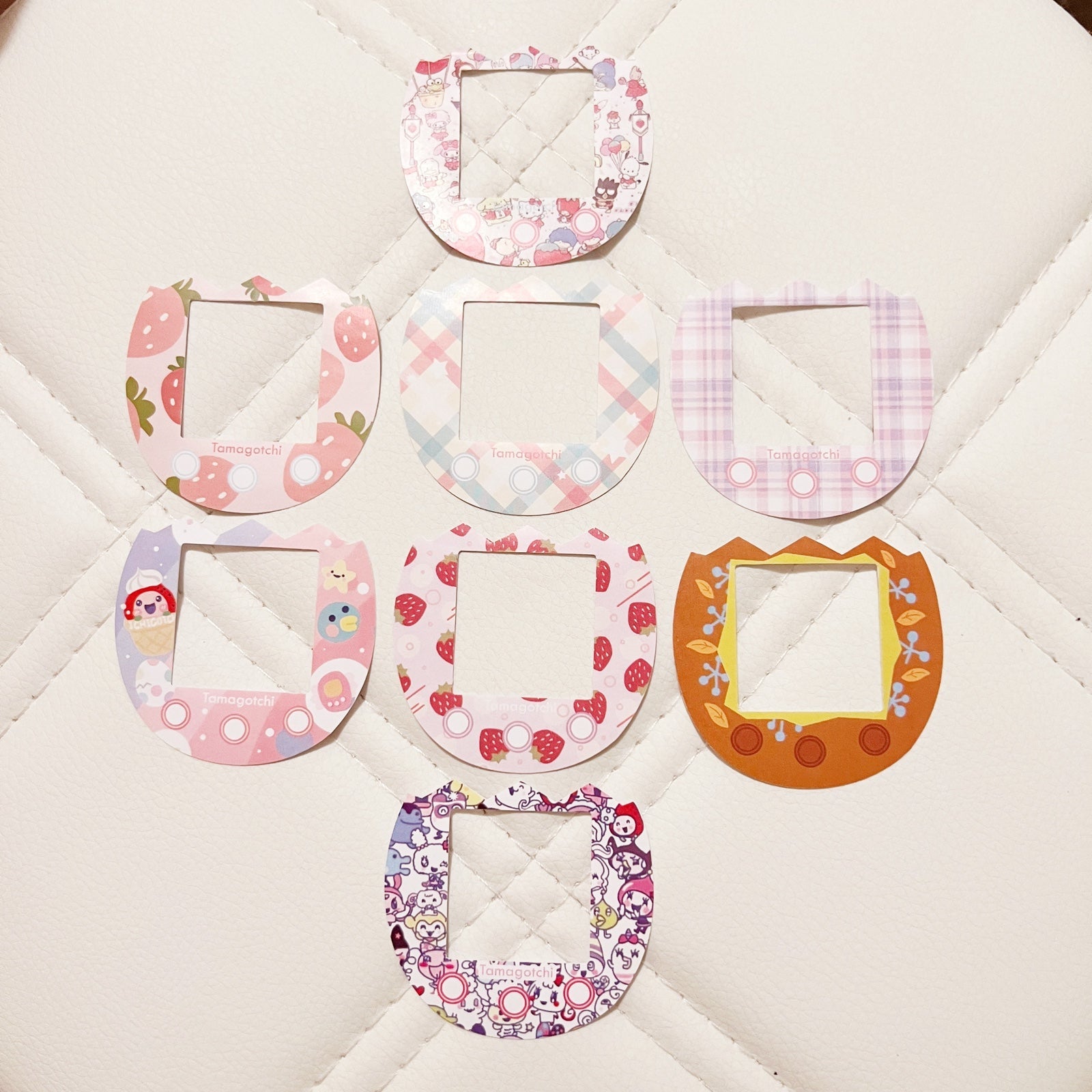 Tamagotchi Pix/Pix Party Handmade Faceplate/Stickers-8