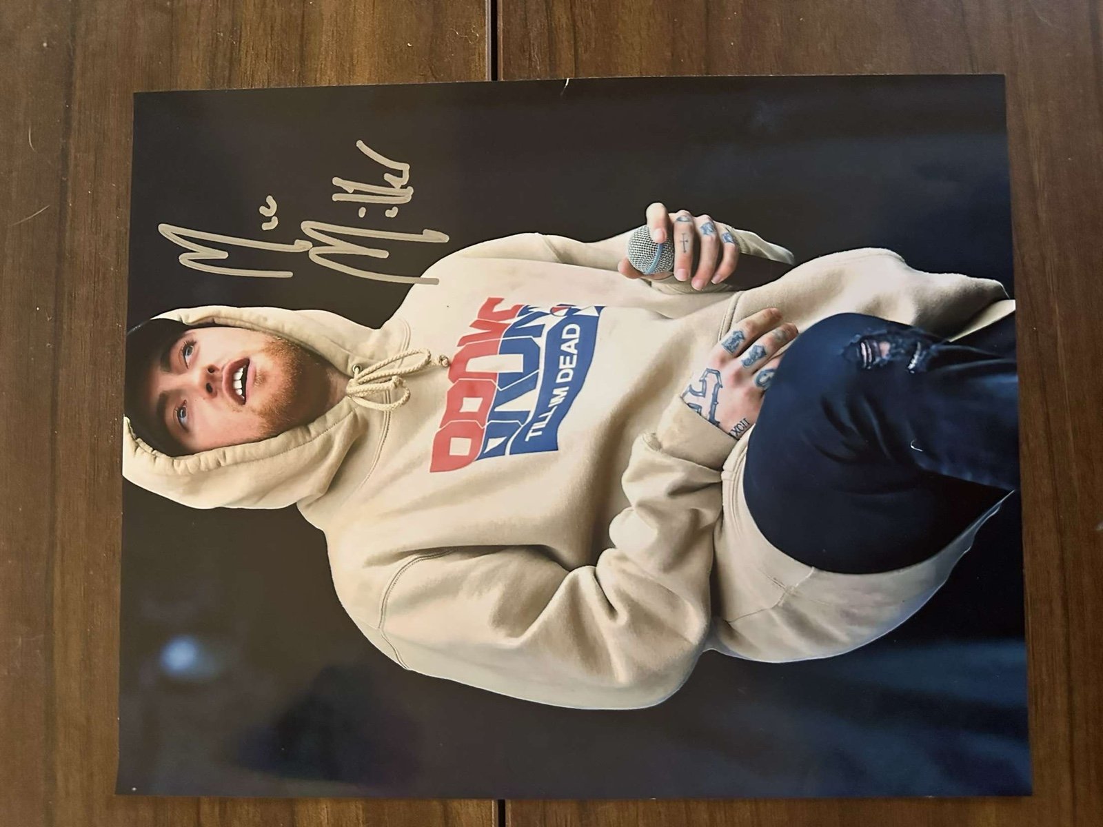 Mac miller signed photo
