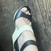 DSquared Leather Snakeskin Platforms Wedges Heels Sandals Rare