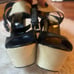 DSquared Leather Snakeskin Platforms Wedges Heels Sandals Rare
