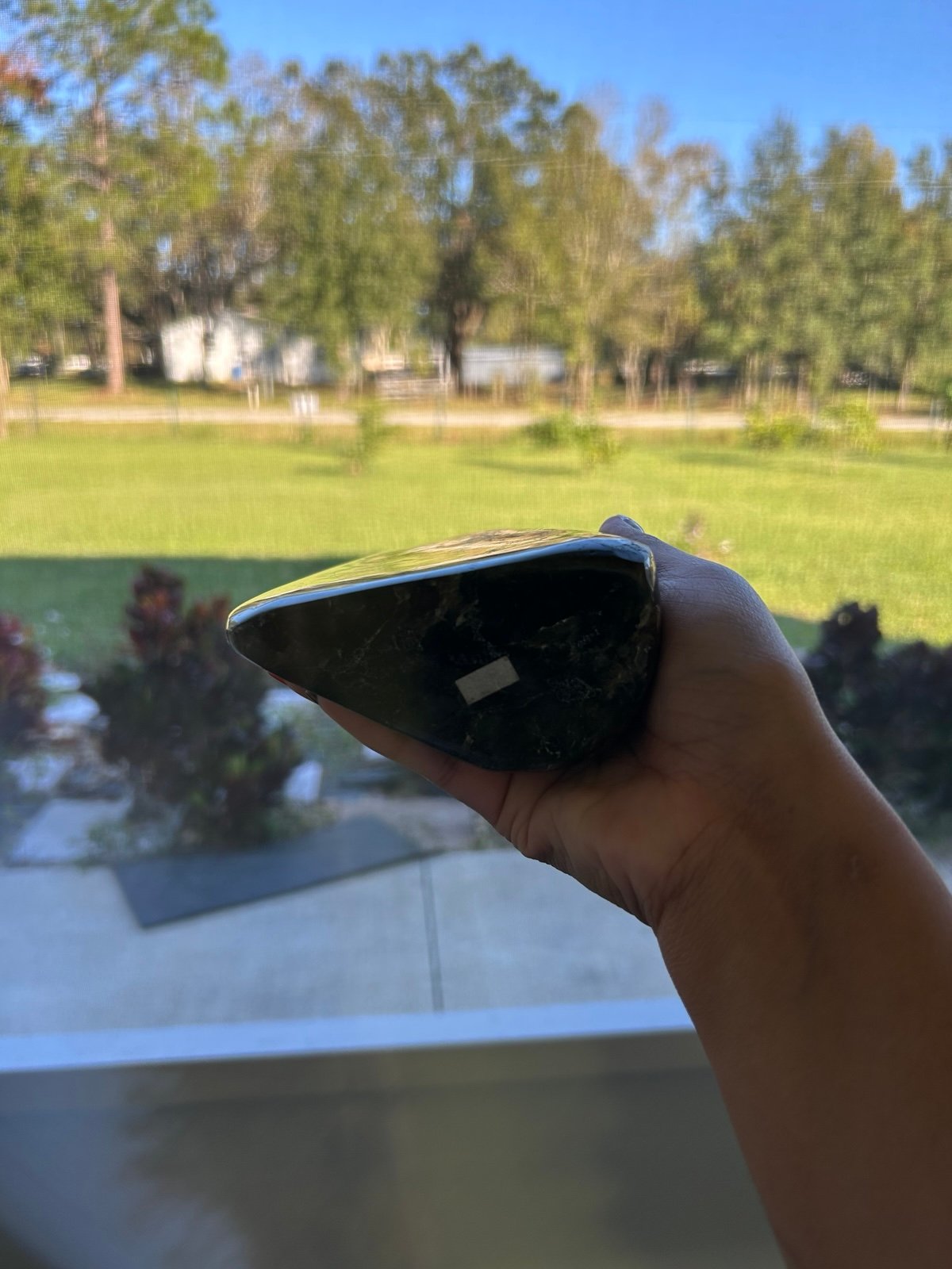 Labradorite rock crystal