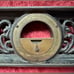 Antique scrolled level from David Level Tool Company. Cast Iron and Brass.