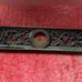 Antique scrolled level from David Level Tool Company. Cast Iron and Brass.