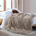 Chunky Knit Blanket Throw - 100% Hand Knitted Chunky Throw Blanket for Couch 50