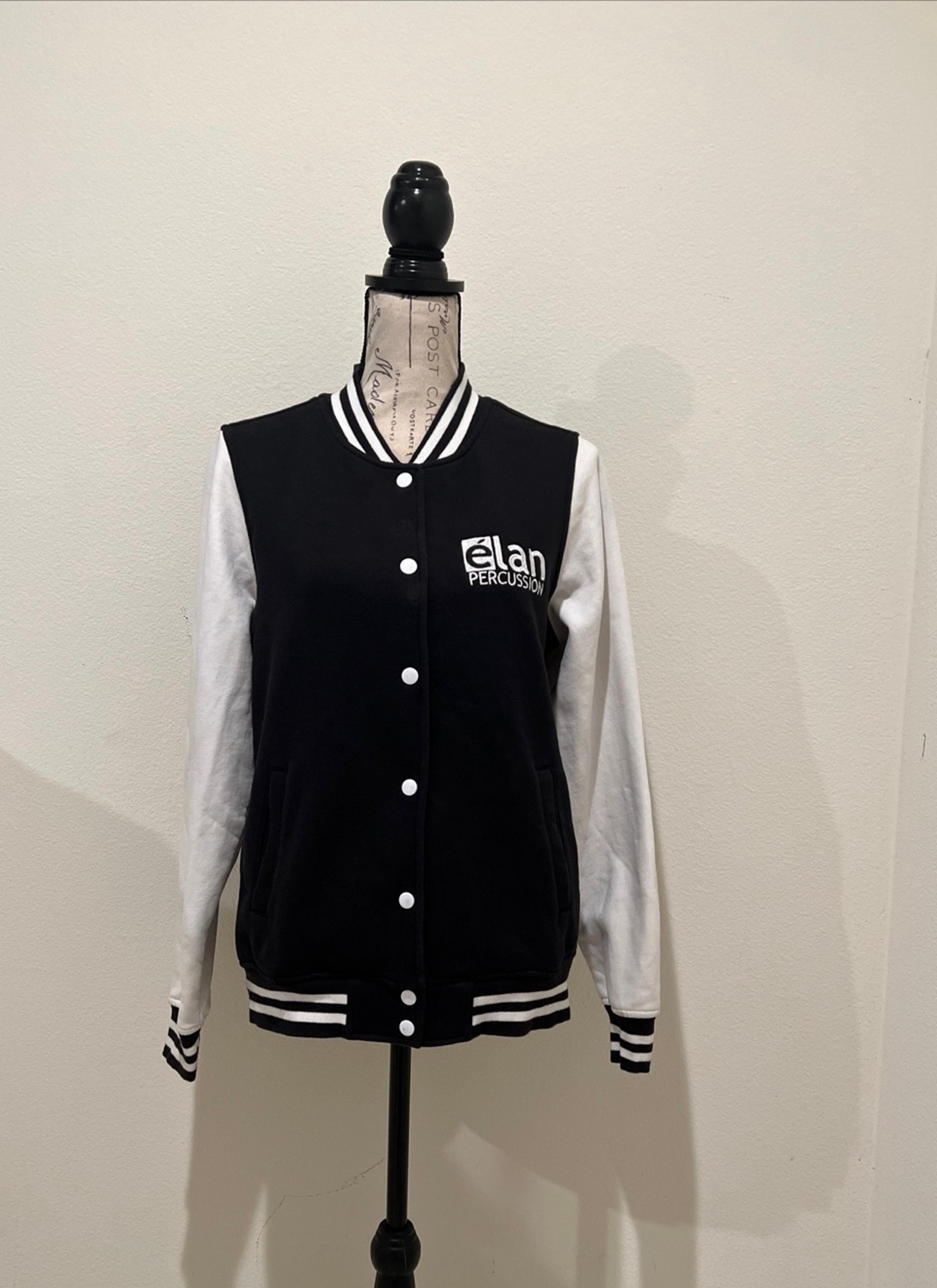 Sport-Tek Ladies Fleece Letterman “elan Percussion” Embroidered Jacket Size M