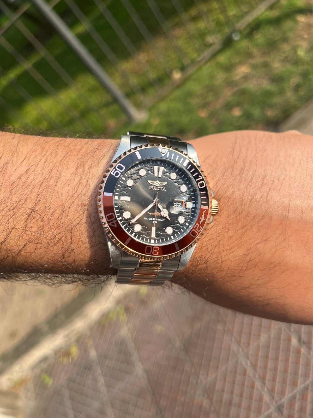 INVICTA WATCH PRO DIVER ROSE GOLD