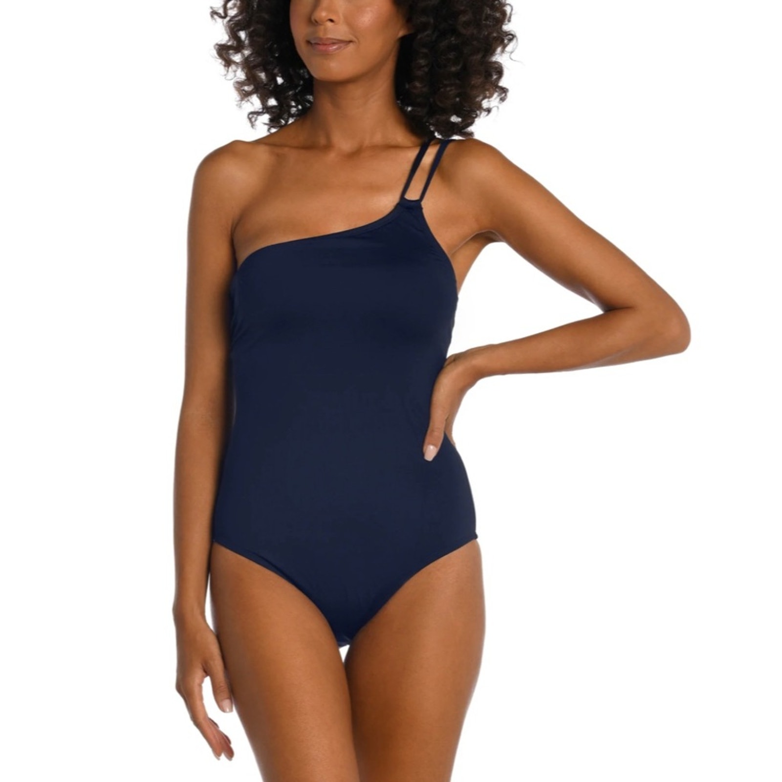 LA BLANCA Island Goddess One Shoulder One Piece Swimsuit Women’s Size 22W