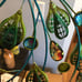 Metal Peacock Solar Garden Lights Stakes - Waterproof Landscape Path Lights