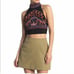 Free People Goa embroidered halter top