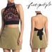 Free People Goa embroidered halter top