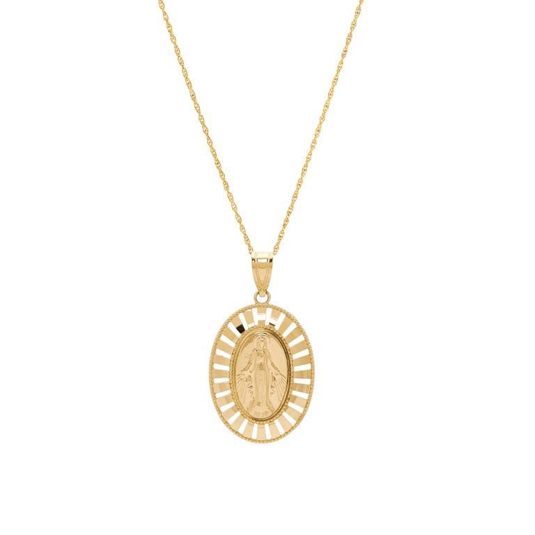 10k Gold Virgin Mary Chain