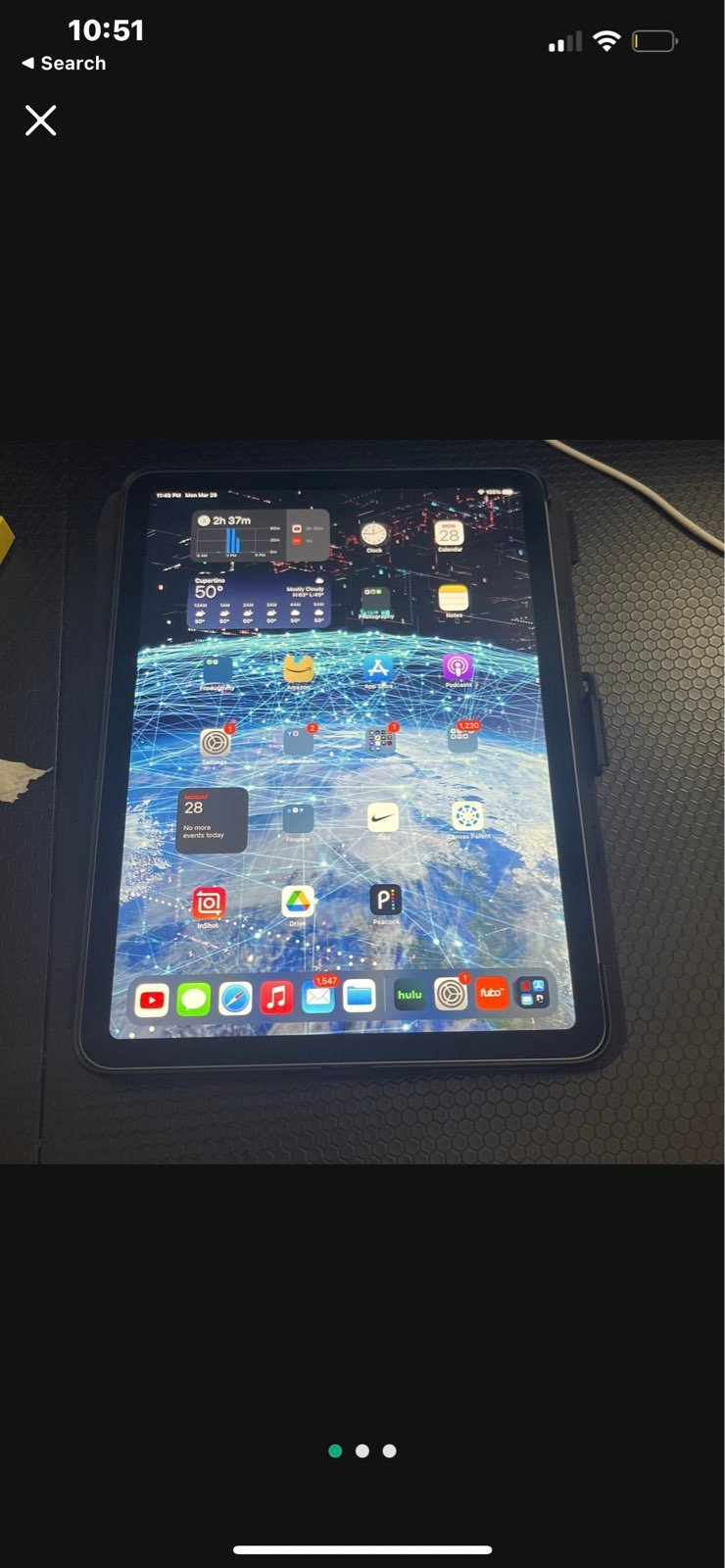 Apple iPad Air 4th Generation 256 GB in Space Gray
