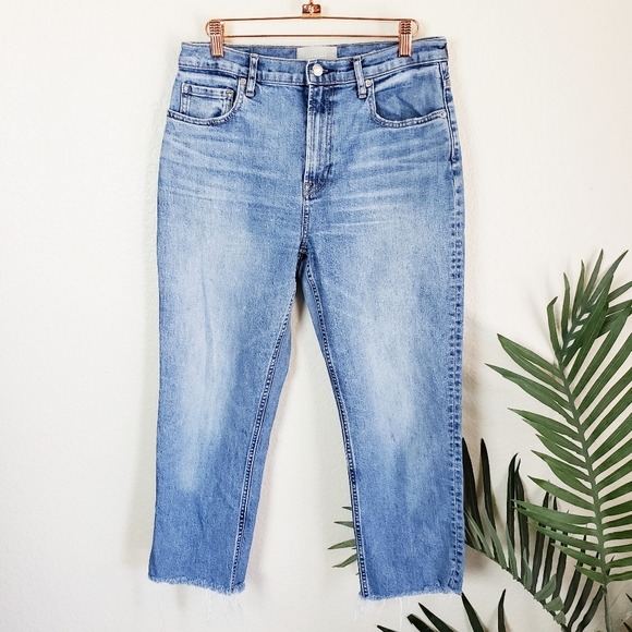 EVERLANE The Cheeky Jean Ankle Crop Fringe Hem size 29