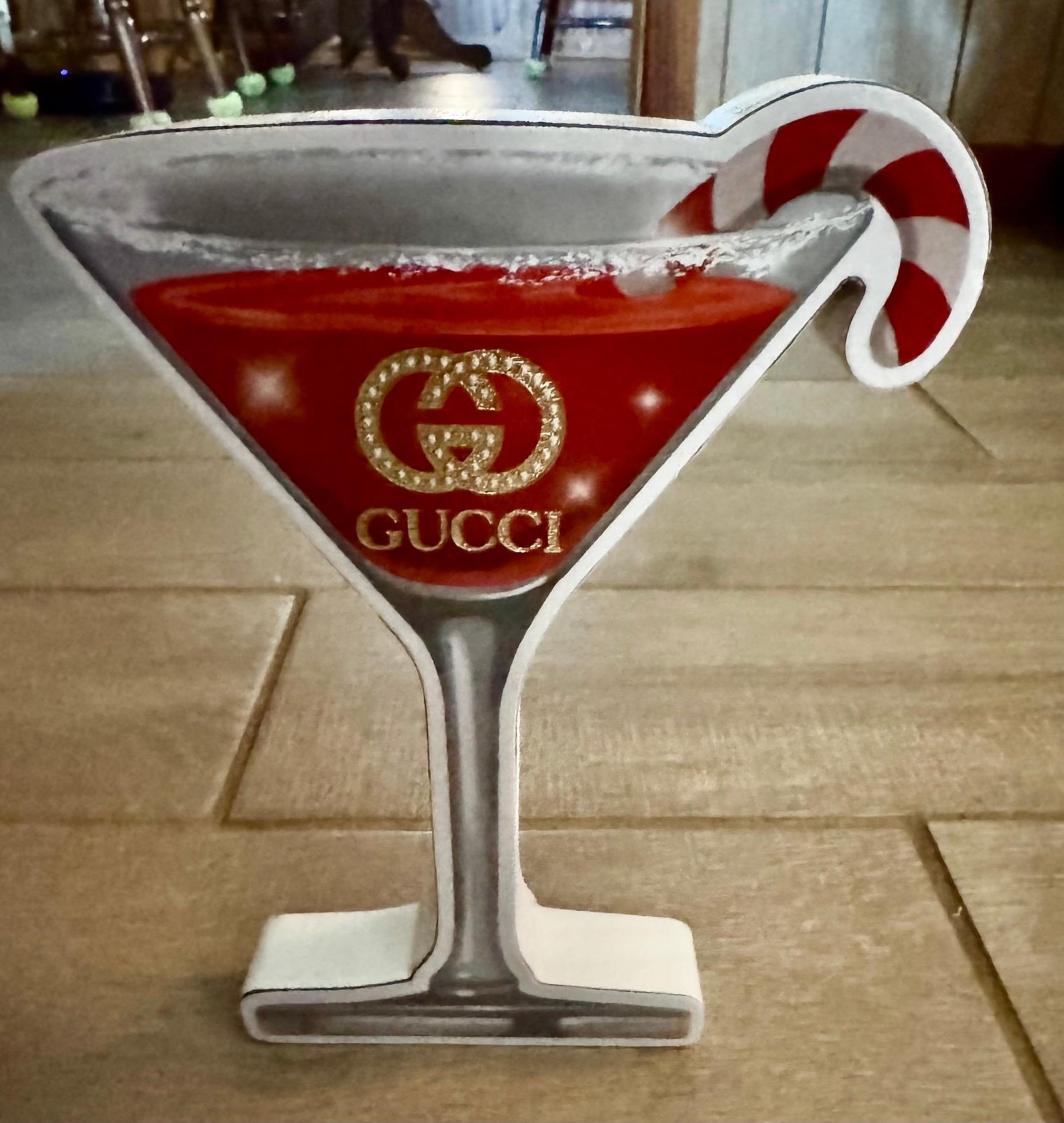 Gucci Martini Table Decor