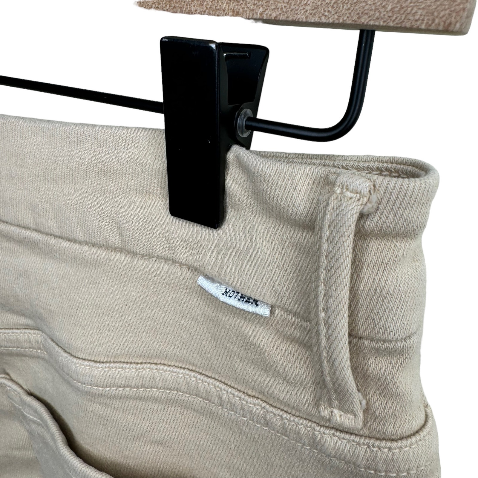 【在庫◎】Mother Denim Looker Ankle Step Fray Khaki Mother- The Looker Ankle Fray in Sweet Stripes – CAMI