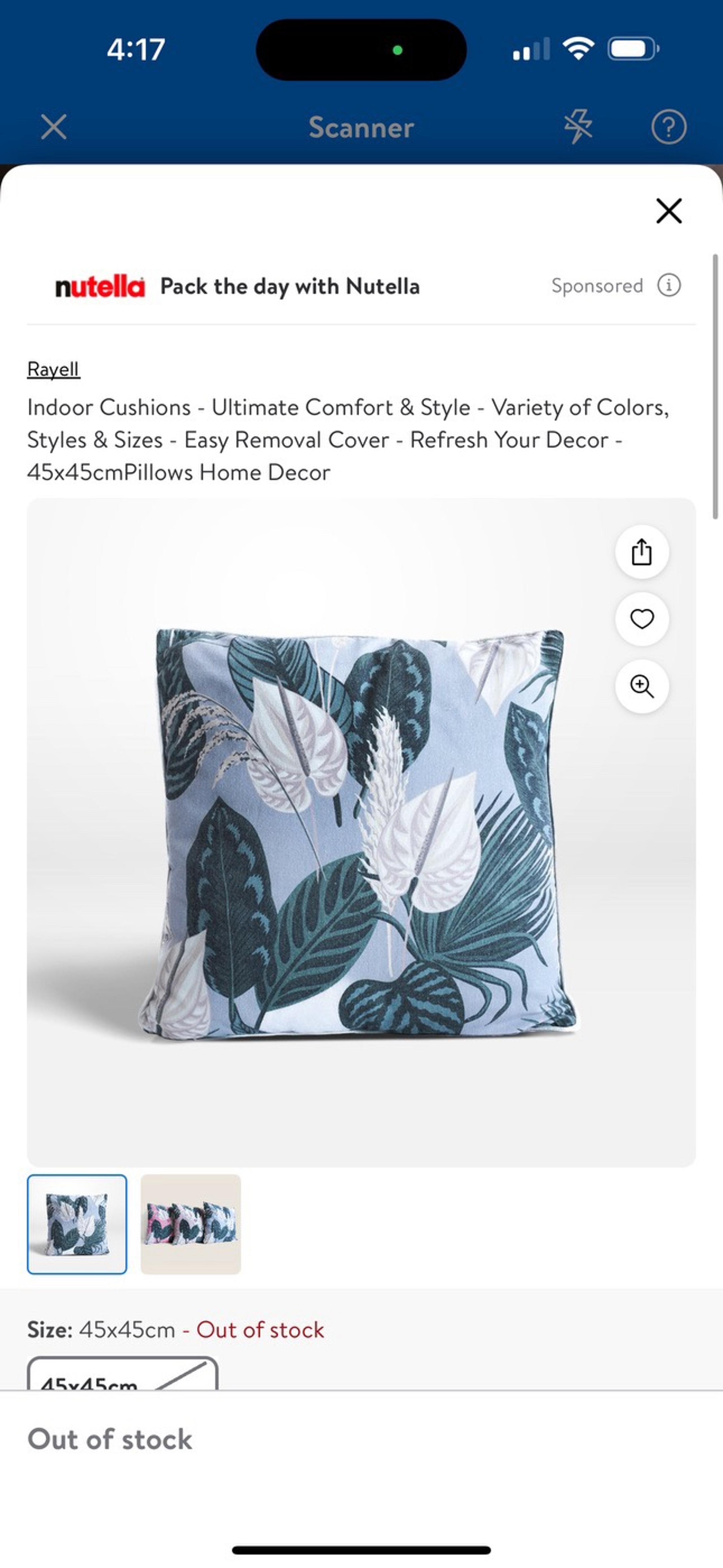 Pillow 40x40cm