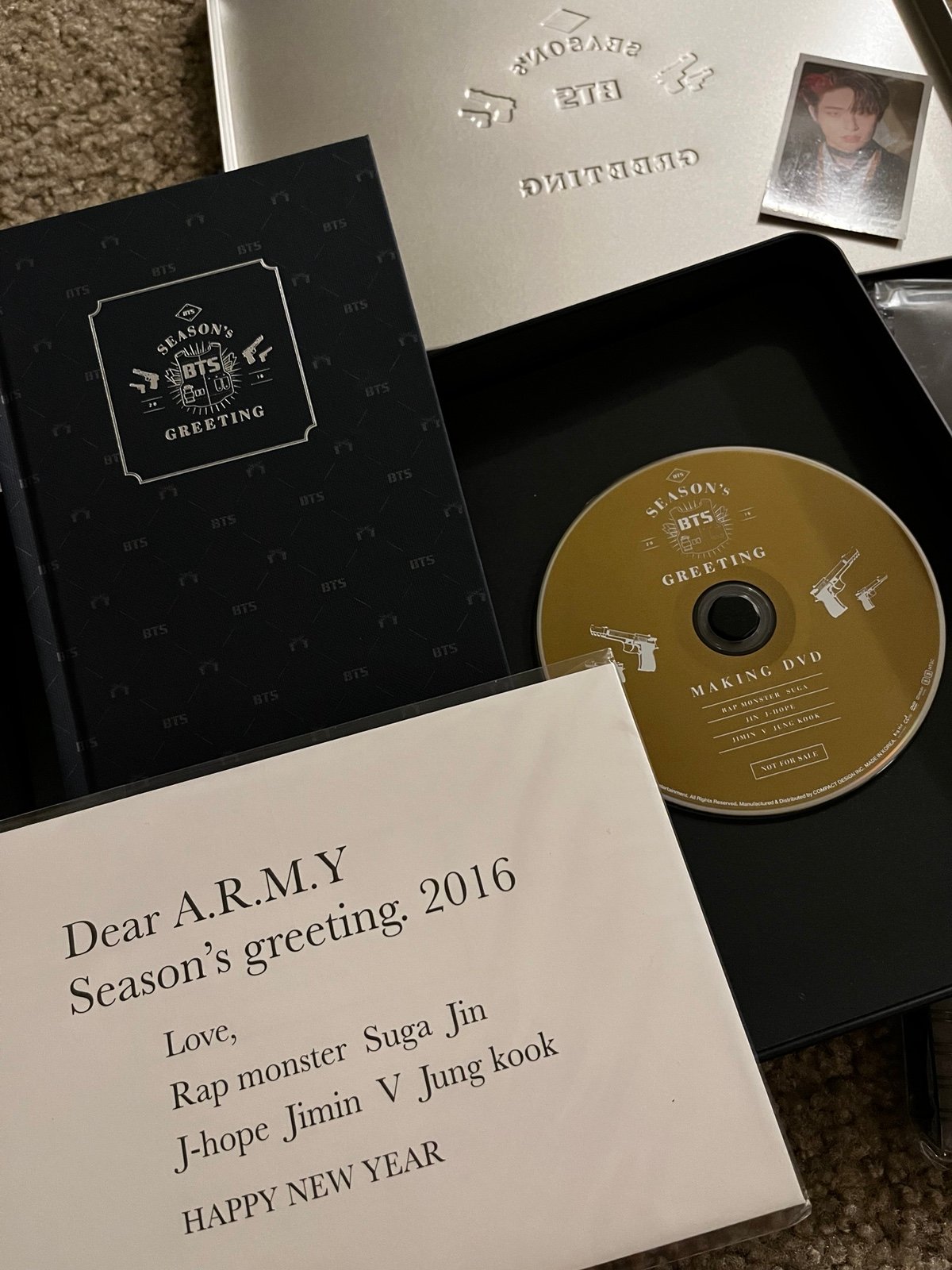 INFO] BTS 2016 Season's Greetings Announcement: bangtanbomb