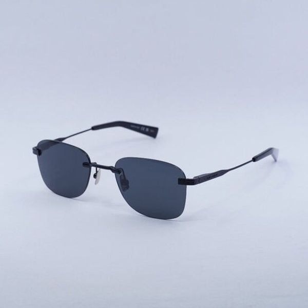 New Saint Laurent SL744 001 Sunglasses - Black Frame, Black Lenses