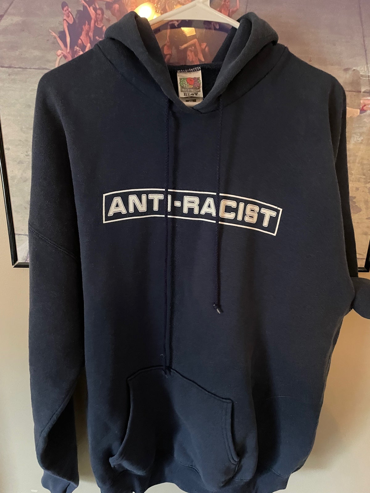 Vintage anti racist hoodie