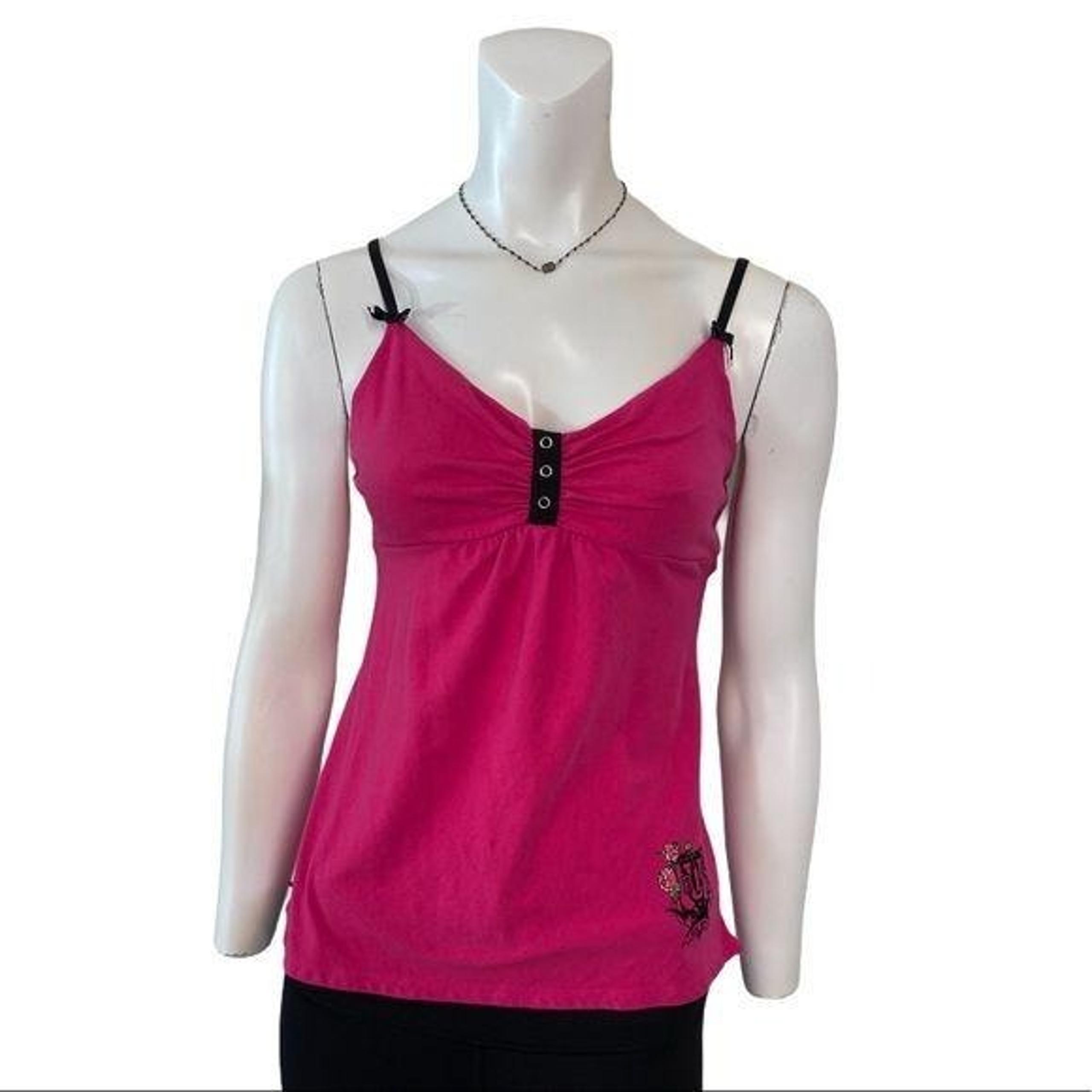 Betsey Johnson University Pink Black Vel