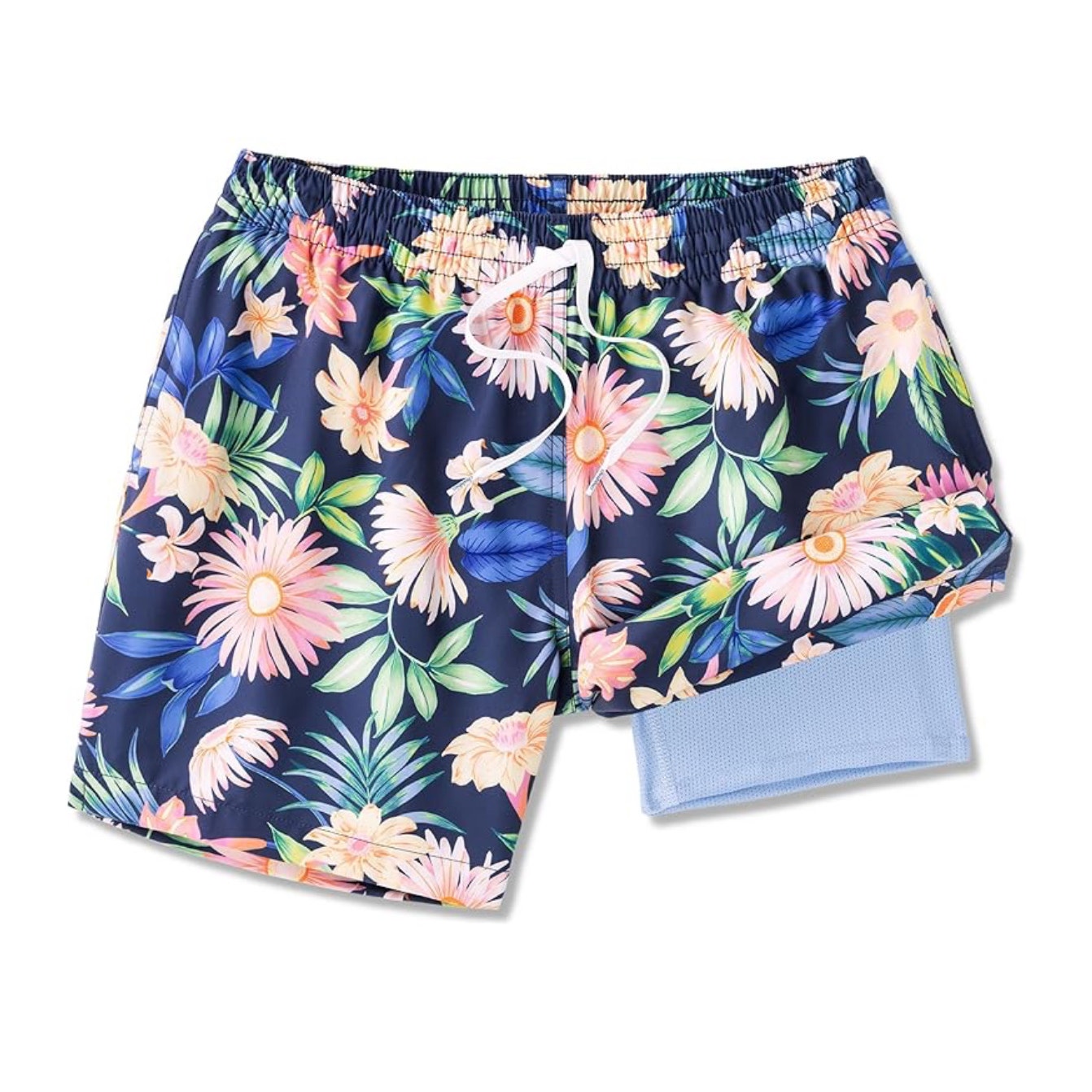 NEW Chubbies Men's Classic Lined 7’’ Swim Trunks Big Bloomers Flowers Medium