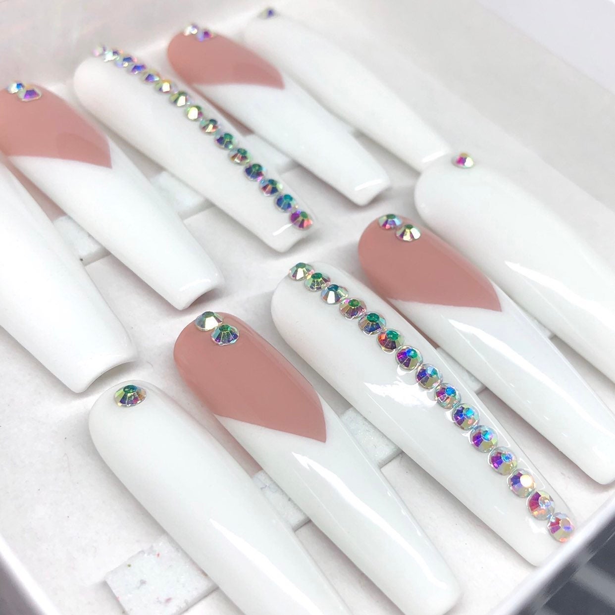 XXL MED - PURPOSE- GEL PRESS ON NAILS