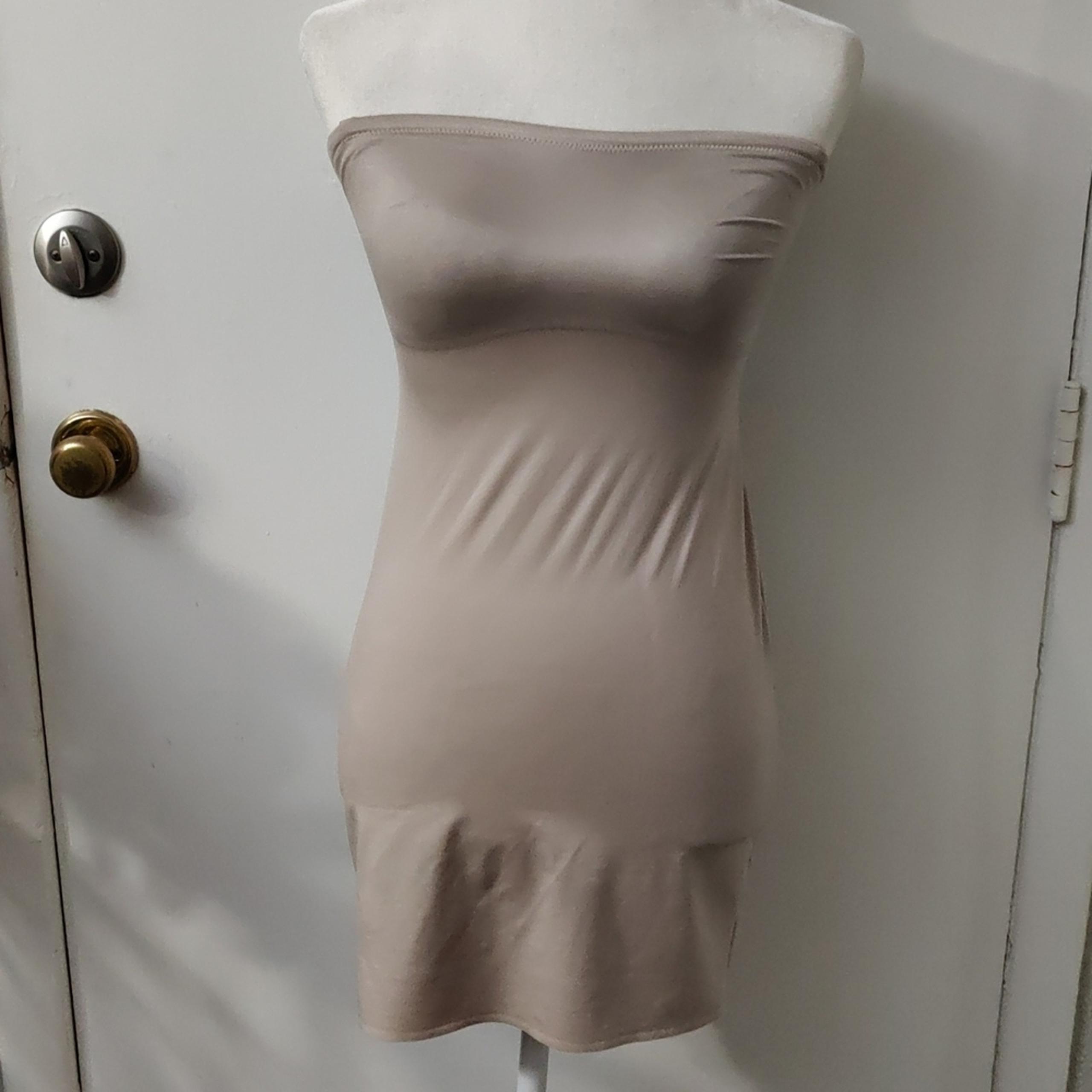 Naomi & Nicole Beige Chemise Slip Body Shaper Size 36