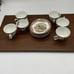 Heritage Hall Brown Multicolor Flat Cup & Saucer Set by Johnson Brothers Ima