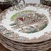 Heritage Hall Brown Multicolor Flat Cup & Saucer Set by Johnson Brothers Ima