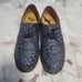 Dr. Martens Rich Purple & Blue Floral Jacquard 1461 Unisex