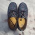 Dr. Martens Rich Purple & Blue Floral Jacquard 1461 Unisex