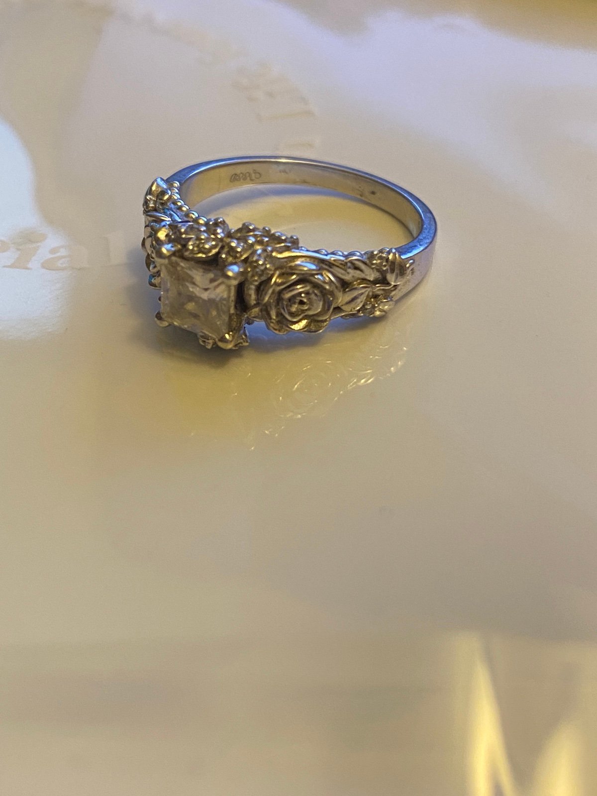 Rose Engagment Ring/Fashion Ring