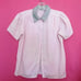 vintage rockabilly pink poodle skirt top suit set size small medium co ord