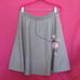 vintage rockabilly pink poodle skirt top suit set size small medium co ord