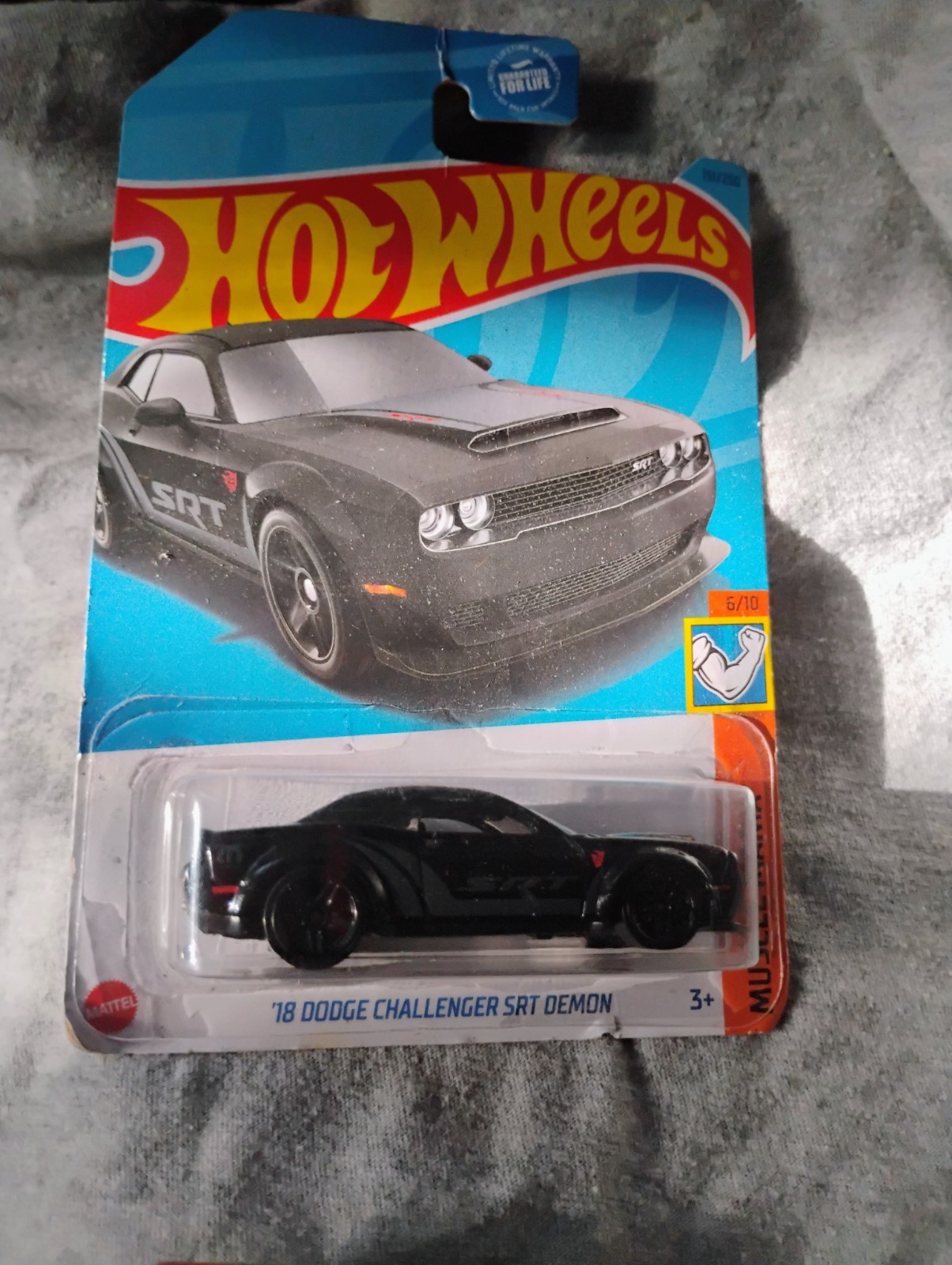 Hot Wheels Factory Fresh 8/10 (2018) Yellow '18 Dodge Challenger SRT Demon Toy C