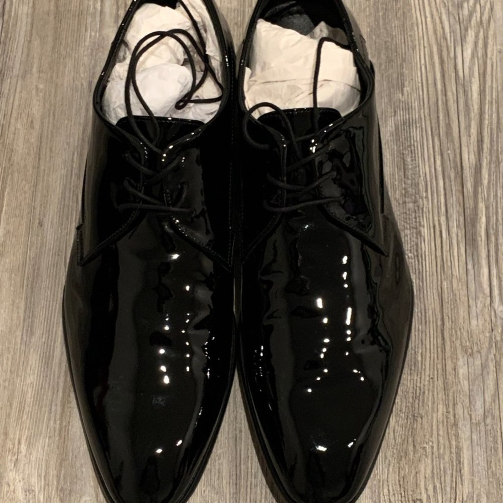 Hugo Boss Appeal Derby Patent leather dress shoes-Size 13