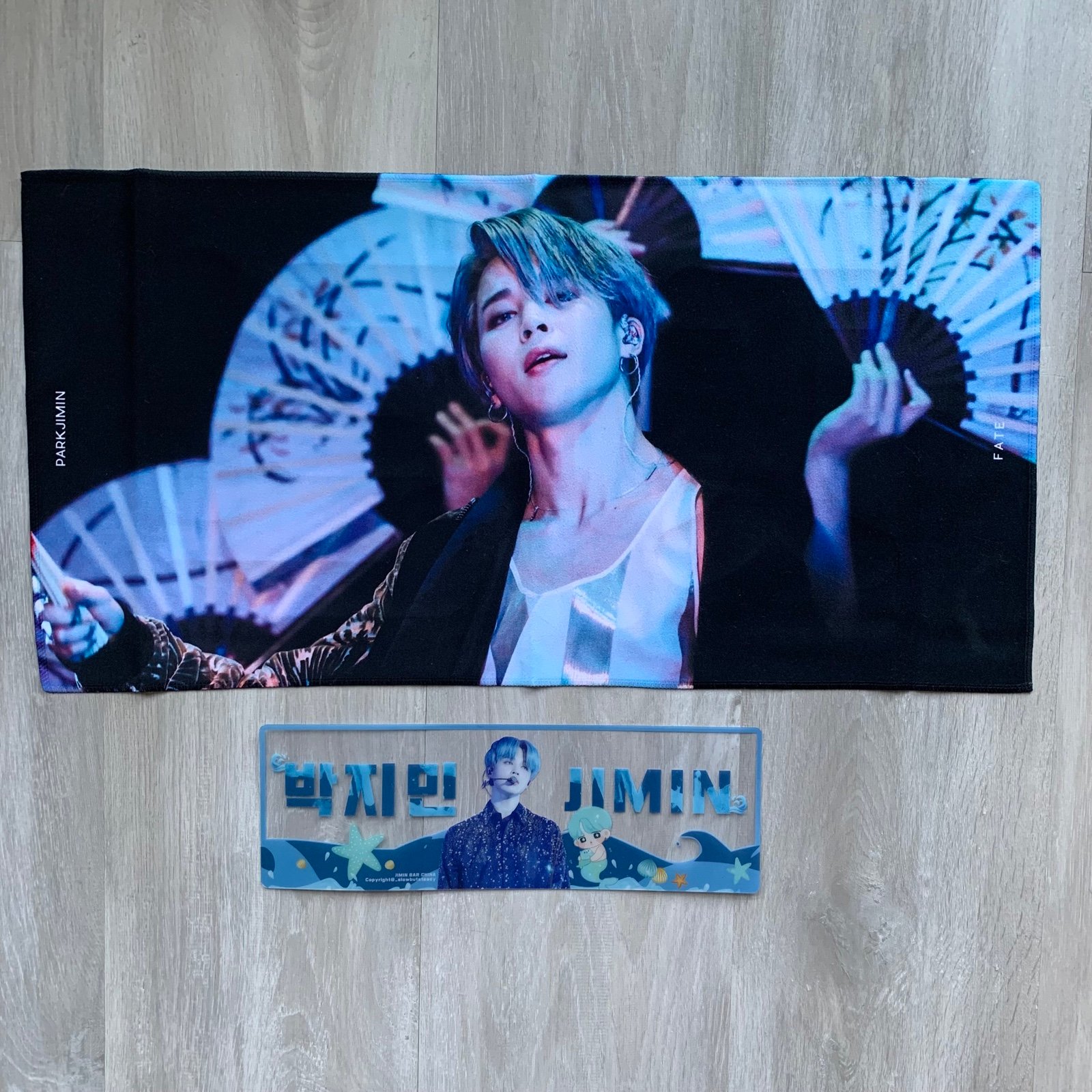 BTS slogan Park Jimin JM Fox Fairy Jimin/ BTS photocards