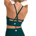 Vuori Long Line Elevation sports bra green Women XL