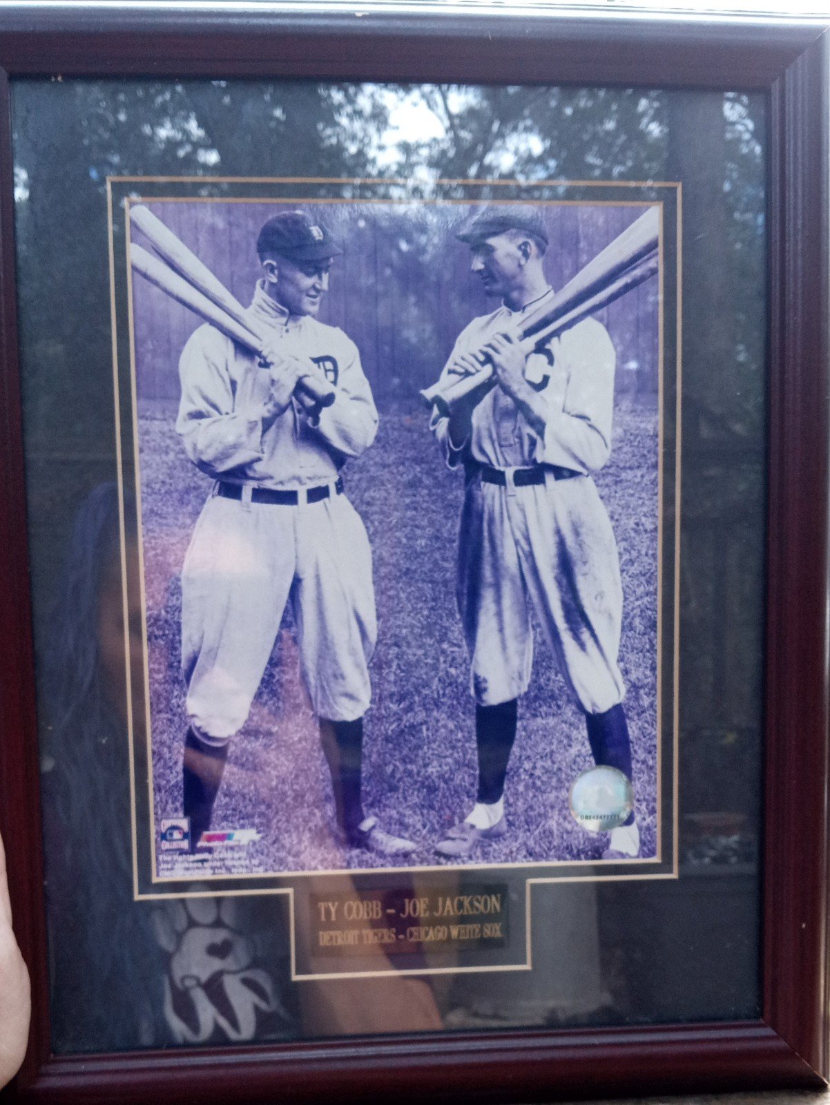 Ty Cobb and Shoeless Joe Authentic with numbered seal