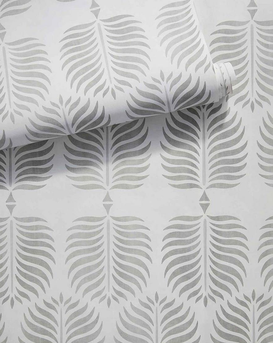 NEW Serena & Lily Granada Wallpaper-Fog