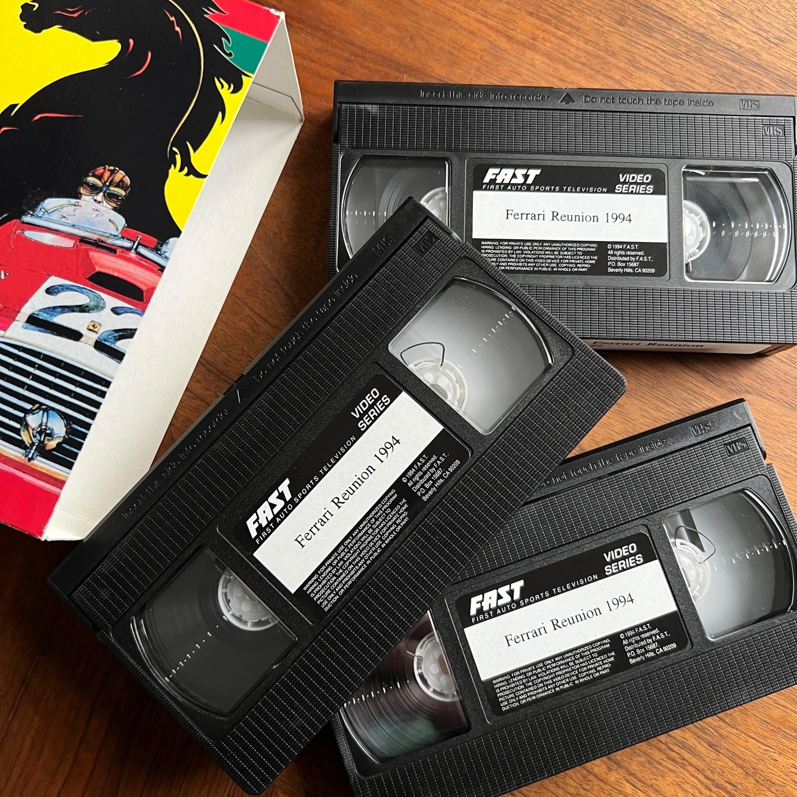 Laguna Seca Ferrari Reunion 1994 Video VHS Motor Trend Monterey Automobile Races